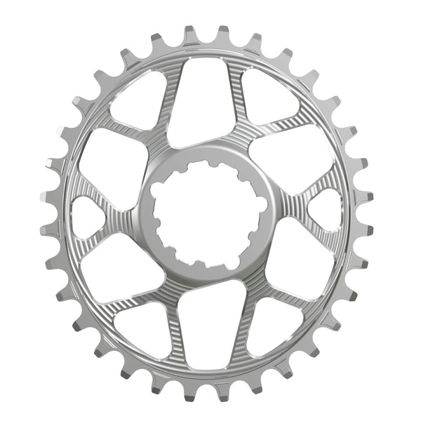 Works Components Oval Chainring SRAM 3-Bolt 34T Boost 3mm Slv