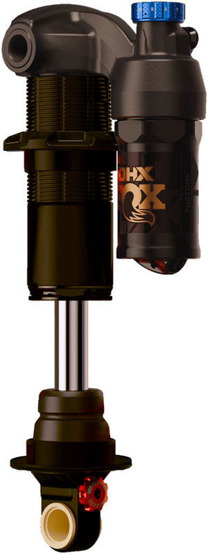 FOX DHX Factory Rear Shock - Trunnion Metric 205 x 60 mm 2-Position Lever Hard Chromoly Stanchion BLK