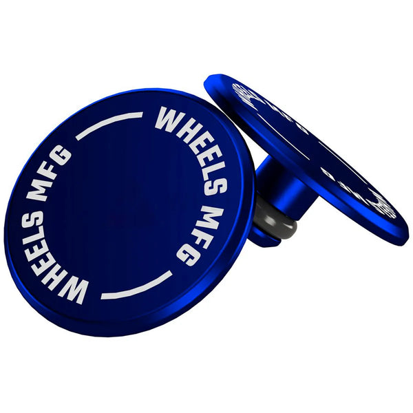 Wheels Mfg Thru-Axle Cap Set - Blue  
