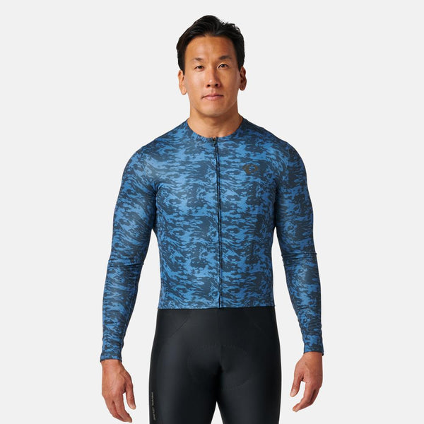 Men's Attack Long Sleeve Jersey - DARK SLATE WAVEROCK / S