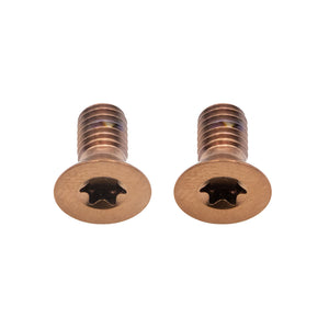 Better Bolts Titanium Flat Mount Bolt Kit 10mm Copper 2/Count