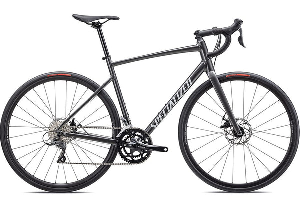 2024 Specialized allez e5 disc bike gloss smoke/white/silver dust 44