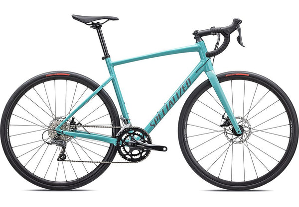 2024 Specialized allez e5 disc bike gloss lagoon blue/cool grey/blaze 44