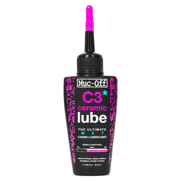 Muc-Off C3 Wet Ceramic Bike Chain Lube - 50ml Drip