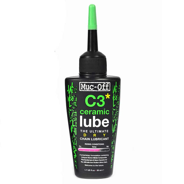 Muc-Off C3 Dry Ceramic Bike Chain Lube - 50ml Drip