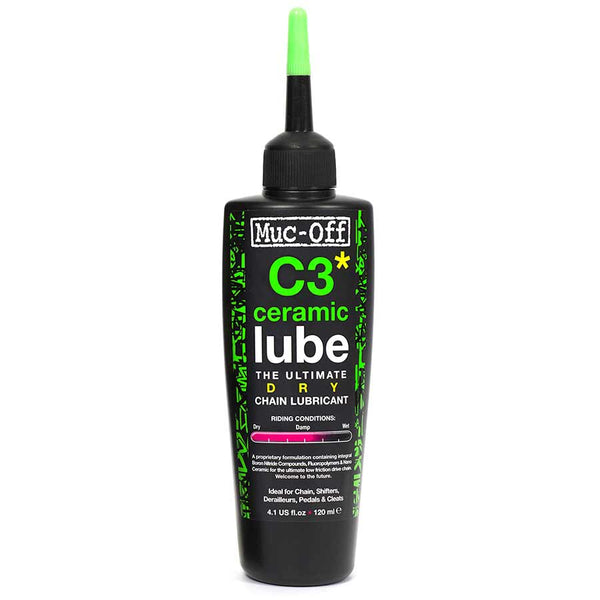 Muc-Off C3 Dry Ceramic Bike Chain Lube - 120ml Drip