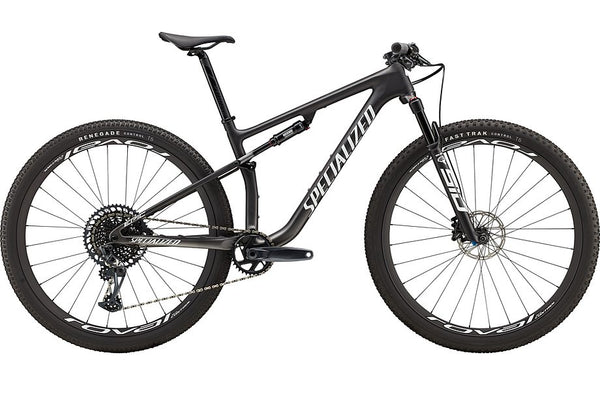 2022 Specialized epic expert bike satin carbon / smoke gravity fade / white xl