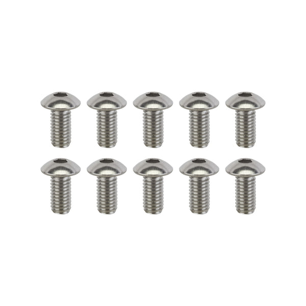 Sunlite Stainless Steel Button Head Bolts M5 x 10 Bag of 10