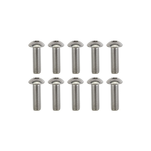 Sunlite Stainless Steel Button Head Bolts M5 x 16 Bag of 10