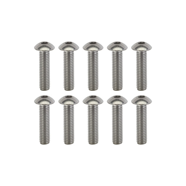 Sunlite Stainless Steel Button Head Bolts M5 x 20 Bag of 10
