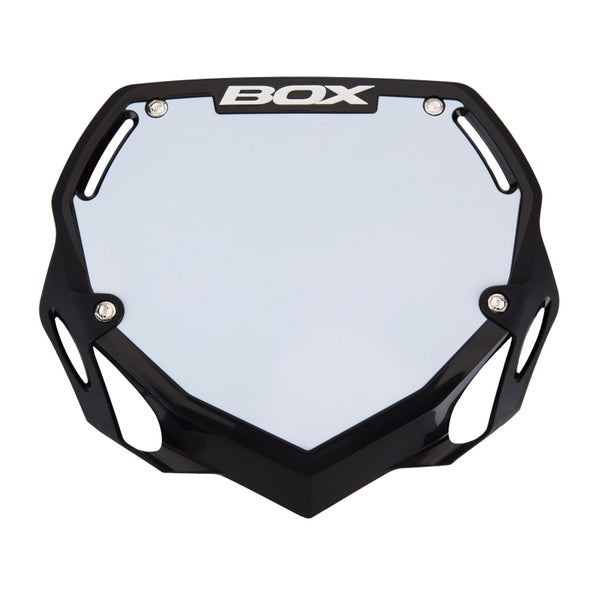 BOX Box Two Number Plate Black - Large