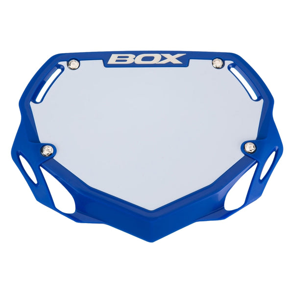 BOX Box Two Number Plate Blue - Small
