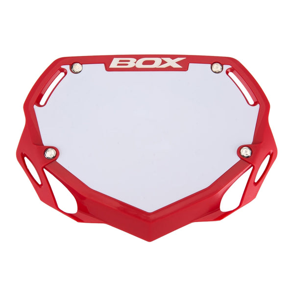 BOX Box Two Number Plate Red - Small