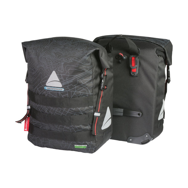 Axiom Monsoon Oceanweave 45+ Pannier Hook-On 16.9x11.8x6.9” (x2) 2755 c.i. (Pair) Black