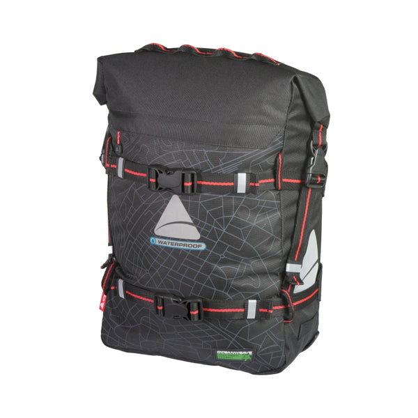 Axiom Monsoon Oceanweave P18+ Pannier Hook-On 18.5x11.25x5.25” 1379 c.i. (Single) Black
