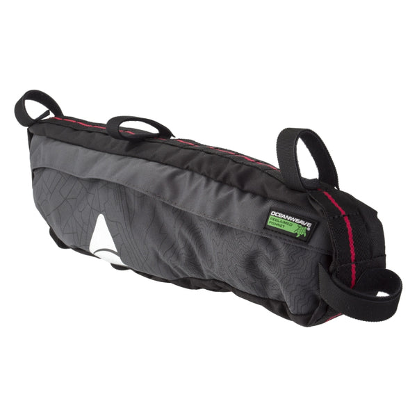 Axiom Seymour Oceanweave Framepack Bag P4.5 Velcro Straps 20.5x5.1x2.4” 275 c.i. Grey/Black