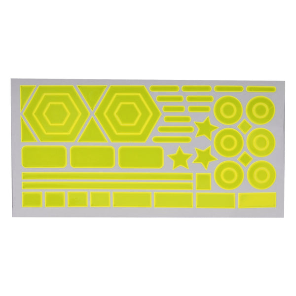 Sunlite Reflective Stick On Shapes  Yellow