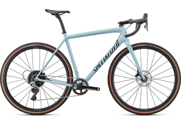 2022 Specialized crux comp bike gloss arctic blue/tarmac black 61