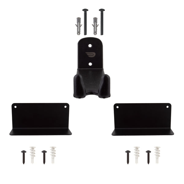 Pure cycles Pitched Single Bike Wall Rack  Black