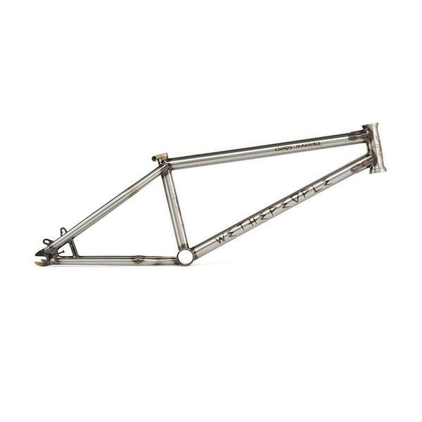 We The People Chaos Machine BMX Frame Glossy Raw 21.7''