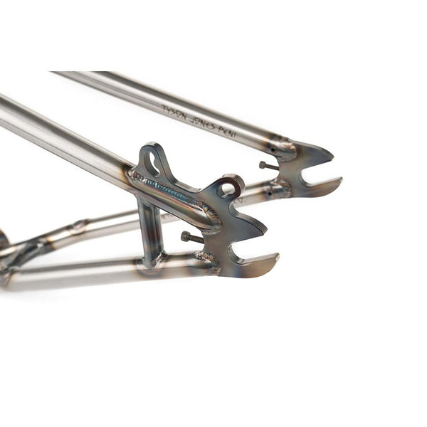 We The People Chaos Machine BMX Frame Glossy Raw 21.35''