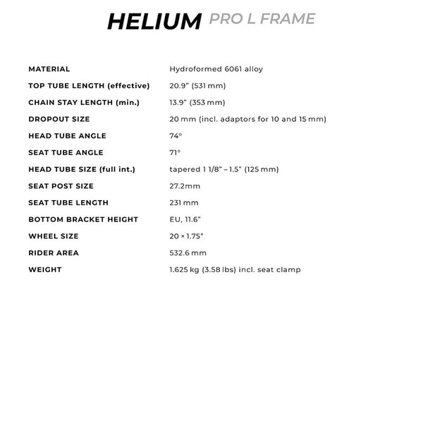Radio Raceline Helium Pro L Galactic ice purple 20.9"