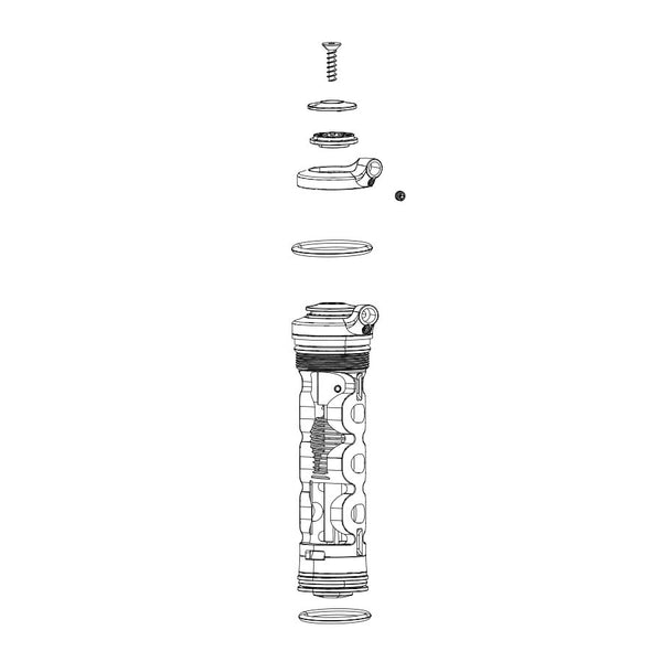 RockShox Compression Damper 2018+ Reba A7 80-100mm/120mm OneLoc Remote Compatible Motion Control