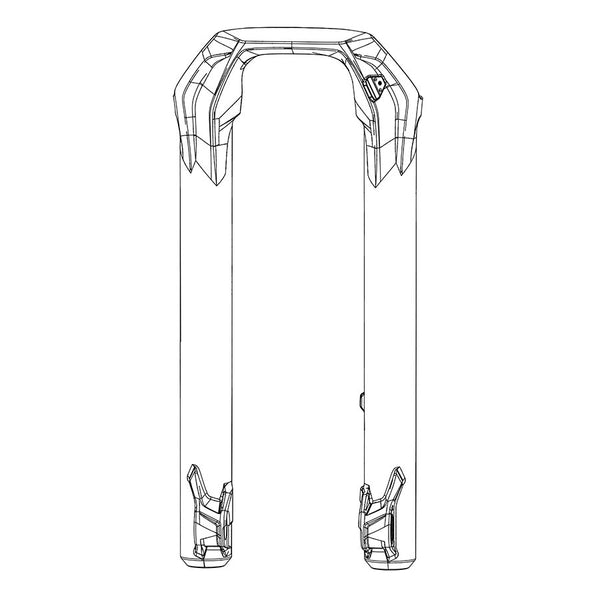 RockShox Lower Leg: BoXXer C1 29" 20 x 110 mm Boost Spacing Diffusion Black