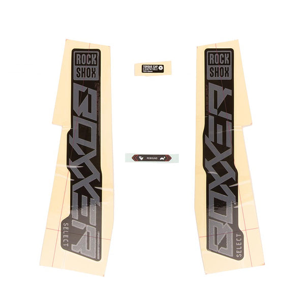 RockShox Decal Kit for Boxxer SEL Grey/Black 11.4018.105.002