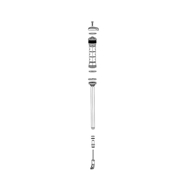 RockShox Fork Damper Assembly - Crown RL 80-120mm Recon Silver RL B1+ 2017-2021/Recon RL A1+ 2018-2021