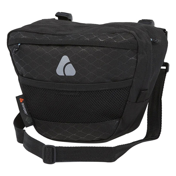 Axiom Oceanweave Barpack 4 Handlebar Bag Velcro Straps 5.1x9x1.6” 231.9 c.i. Black
