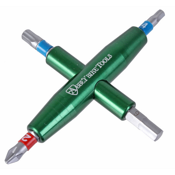 Abbey Tools 4 Way Multi Tool with 4 5 6 #2 Jis Bits