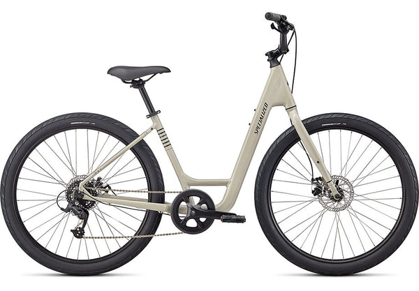 2023 Specialized Roll 2.0 Low Entry Bike Gloss White Mountains / Gunmetal / Satin Black Reflective S