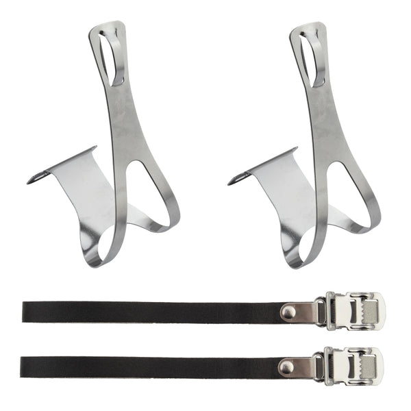 Sunlite Racing Toe Clips X-Large Chrome Plated