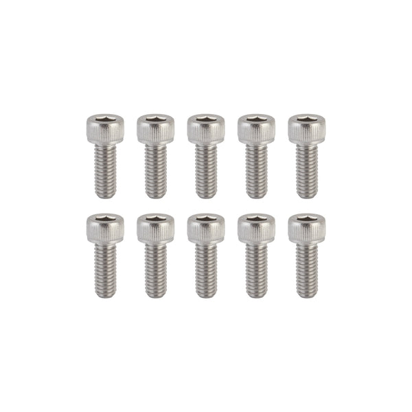 Sunlite Stainless Steel Socket Cap Bolts M6 x 16 M6x1mm TP Bag of 10