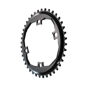 absoluteBLACK Oval Traction Chainring 4x110mm Apex1 42T - Black