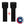 Abus Bordo XPlus 6000K Twinset Folding Lock Key 90cm 3' 5mm Black