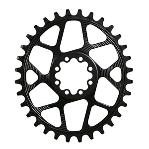 Works Components Oval Chainring SRAM 8-Bolt 32T Boost 3mm Blk