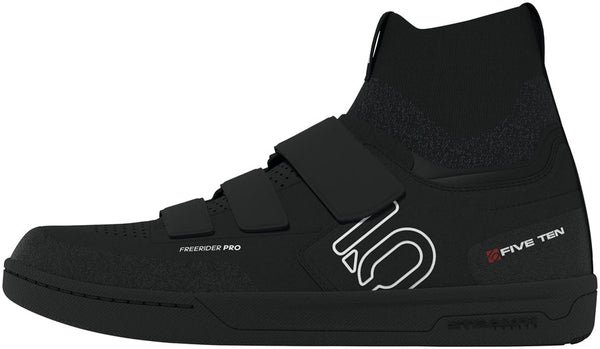 Five Ten Freerider Pro Mid VCS Flat Shoes - Men's Core BLK/FTWR White/Carbon 8.5