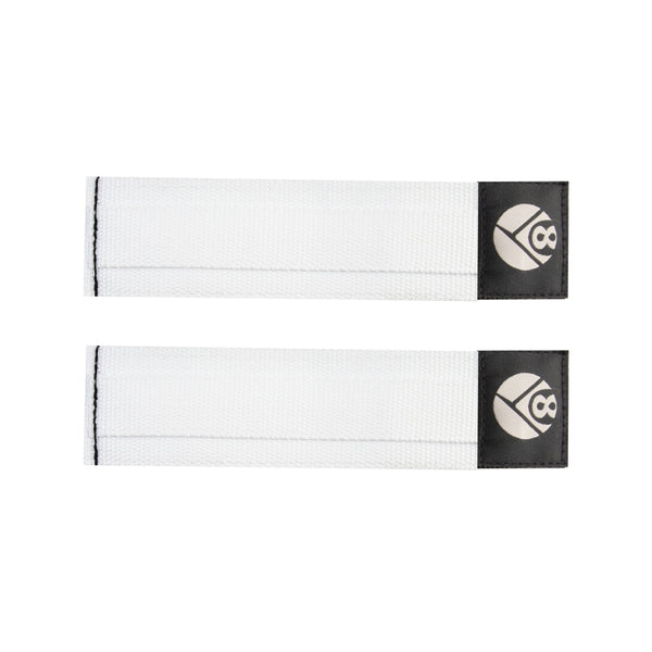 Origin8 Pro Grip II Foot Straps Double White Nylon