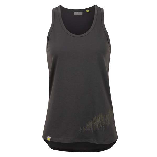 Women's Go-To Graphic Tank - SMOKE GREY WOODLAND / M