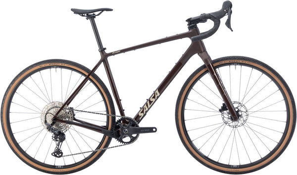 Salsa Flyway C GRX 610 12 Bike - 700c Carbon Dark Umber X-Large