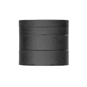 Acros Fiber Headset Spacer Kit Black 4/Count