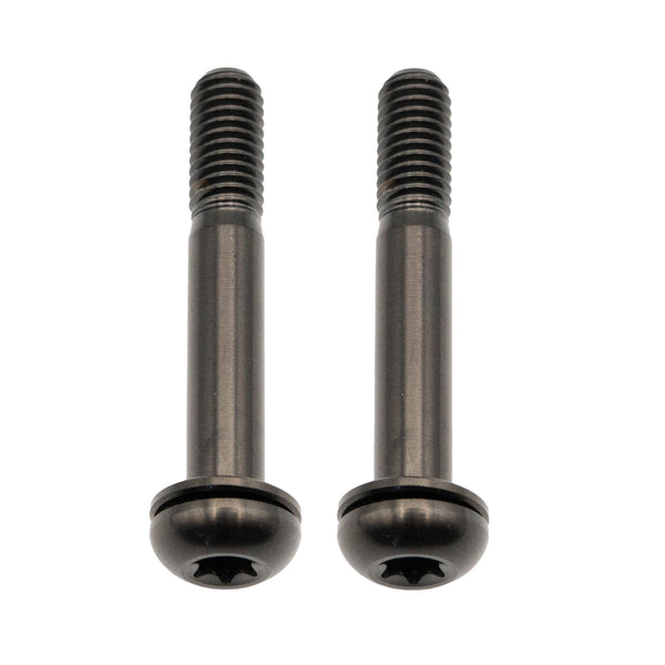 Better Bolts Titanium Flat Mount Bolt Kit 42mm Black 2/Count