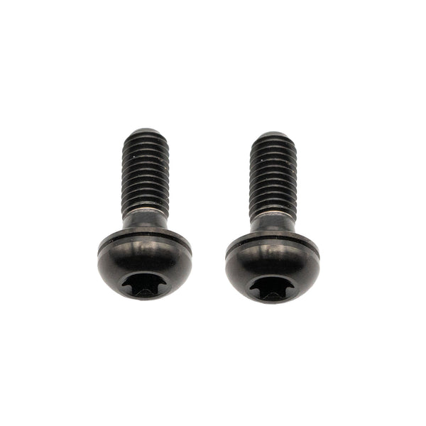 Better Bolts Titanium Flat Mount Bolt Kit 15mm Black 2/Count