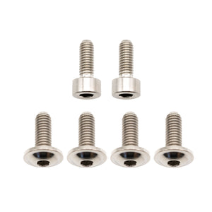 Better Bolts Fox 34SL Fork Ti Bolt Kit Fit4/GripSL Silver6/Count