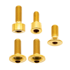 Better Bolts Fox 34 Fork Ti Bolt Kit Grip/Rhythm Gold 5/Count