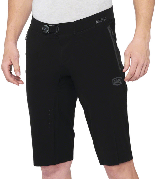 100% Celium Shorts - Black Mens 34