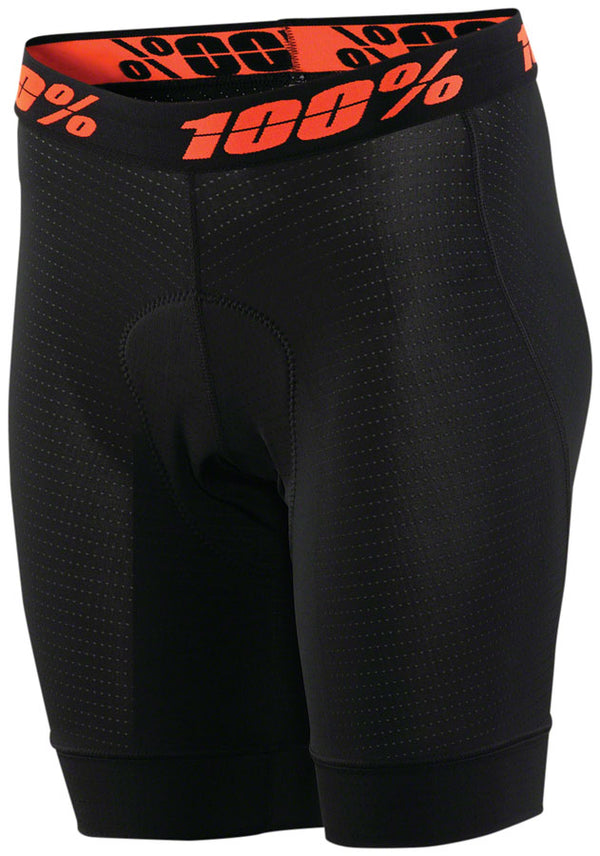 100% Crux Short Liner - Black Womens Large