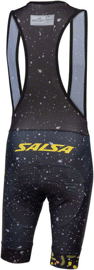 Salsa Mens Terrazzo Bib Short - Small Black